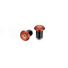 Tapones Ciclovation Vortex Aluminio MTB/Ruta Naranja