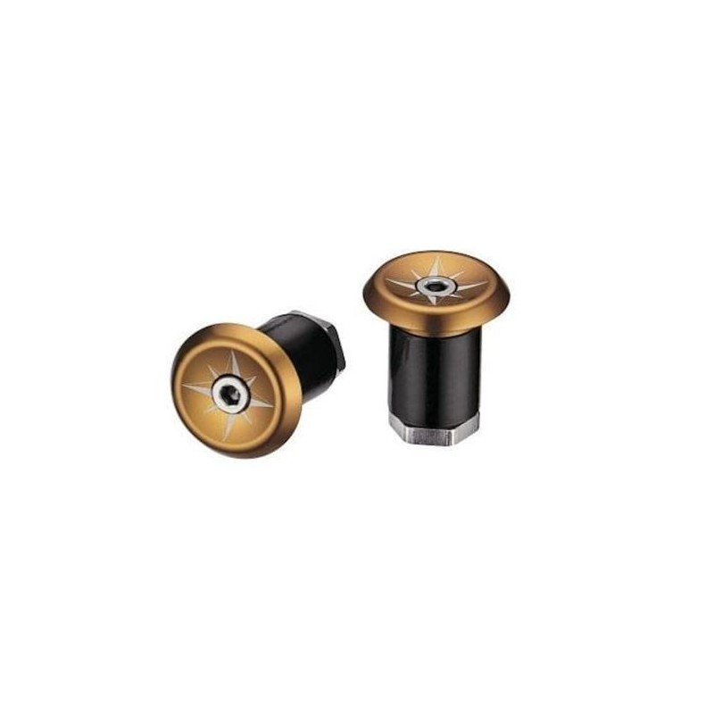 Tapones Ciclovation Vortex Aluminio MTB/Ruta Bronce