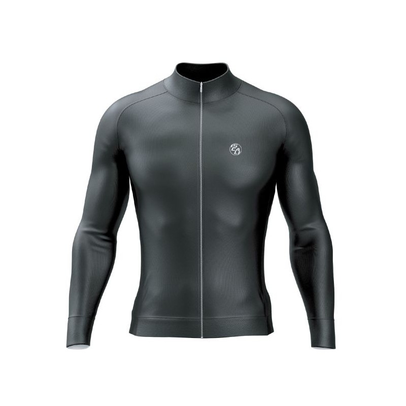 Jersey Iscali Glossy Black Manga Larga