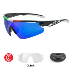 Lentes Salice 022RWX Negro/Lima MIca Amarillo Fotocromaticos