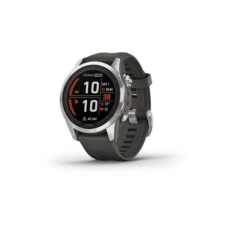 Garmin Smartwatch Fenix 7S Pro Solar Silver