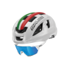 Casco Salice Gavia Blanco ITA y Lentes Salice 027 Blanco/Azul