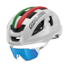 Casco Salice Gavia Blanco ITA y Lentes Salice 027 Blanco/Azul