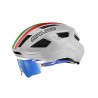 Casco Salice Vento Blanco ITA y Lentes Salice 026 Azul/Blanco