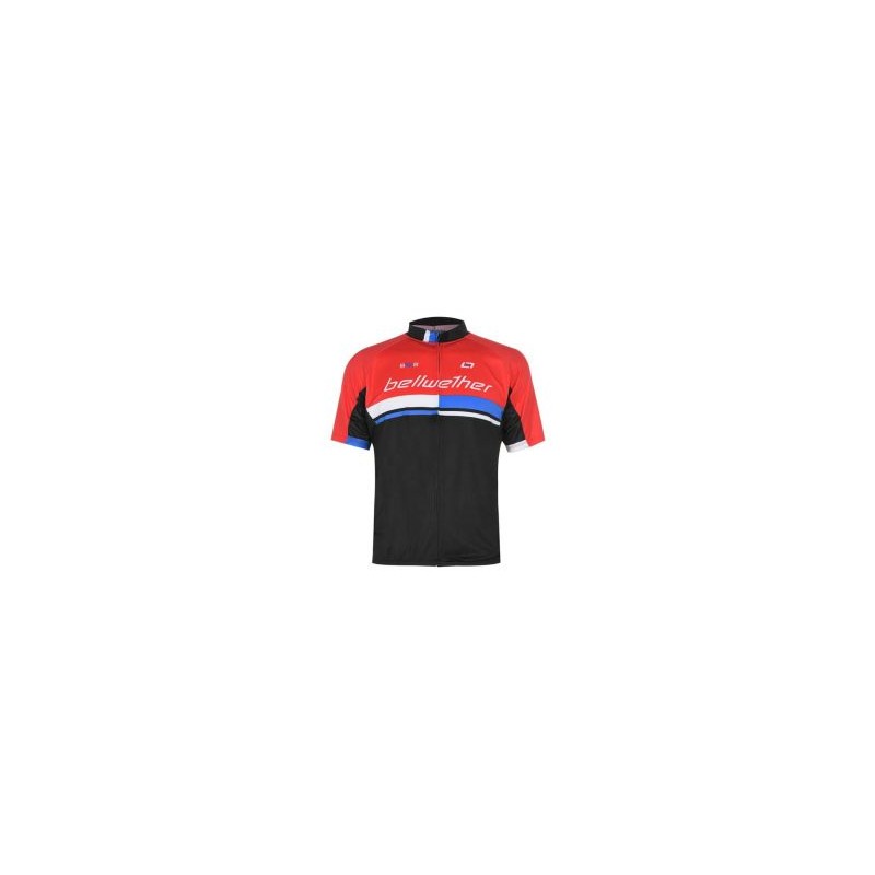 JERSEY BELLWETHER MATRIX PARA HOMBRE ROJO/NEGRO/AZUL DOBLE EXTRA GRANDE