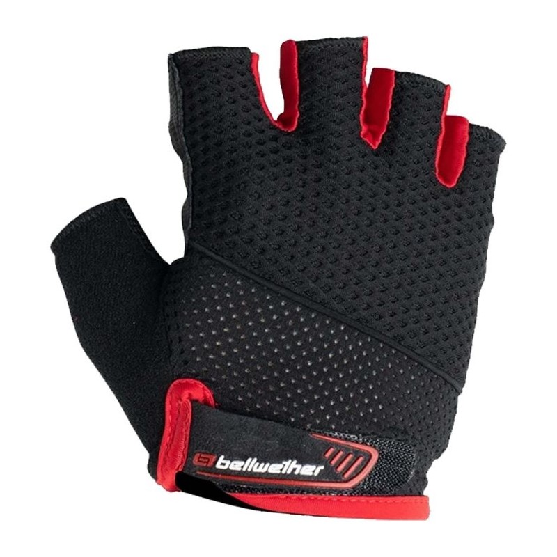 GUANTES BELLWETHER GEL SUPREME NEGRO/ROJO