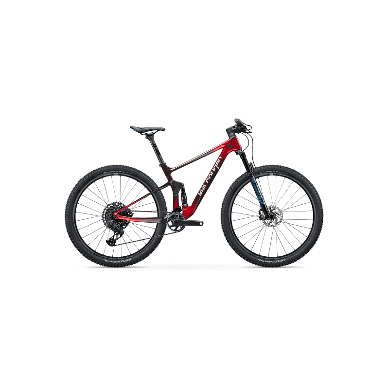 Bicicleta Lee Cougan Crossfire 428 Carbon Red – S y M – SRAM GX AXS – Microtech RK 25