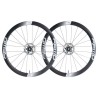 JUEGO DE RINES FFWD RYOT (44MM) FULL CARBON FFWD (HG) NEGRO (CALCAS BLANCAS)