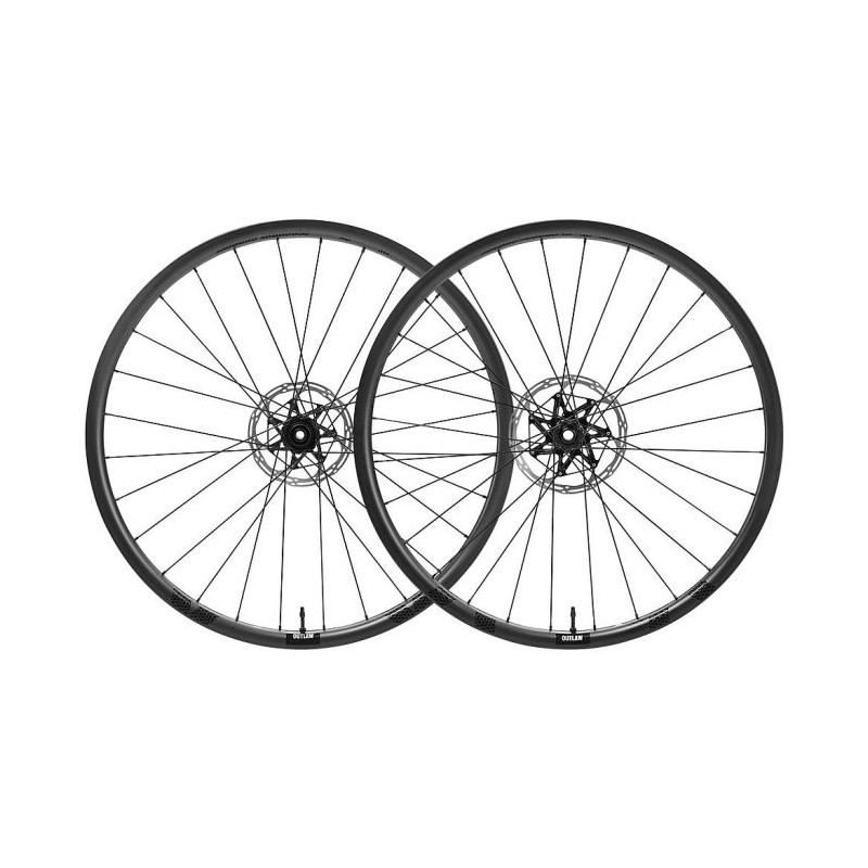 JUEGO DE RINES FFWD OUTLAW MTB FULL CARBON FFWD BOOST (MICROSPLINE) NEGRO MATTE