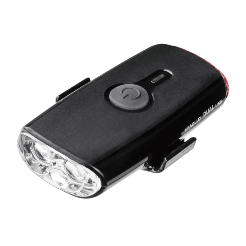 LAMPARA TOPEAK HEADLUX DUAL USB NEGRO
