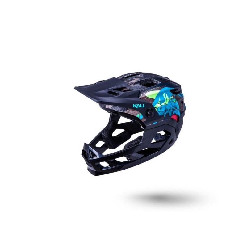 Casco Kali Maya Full Face Infantil Lizard Matte Black