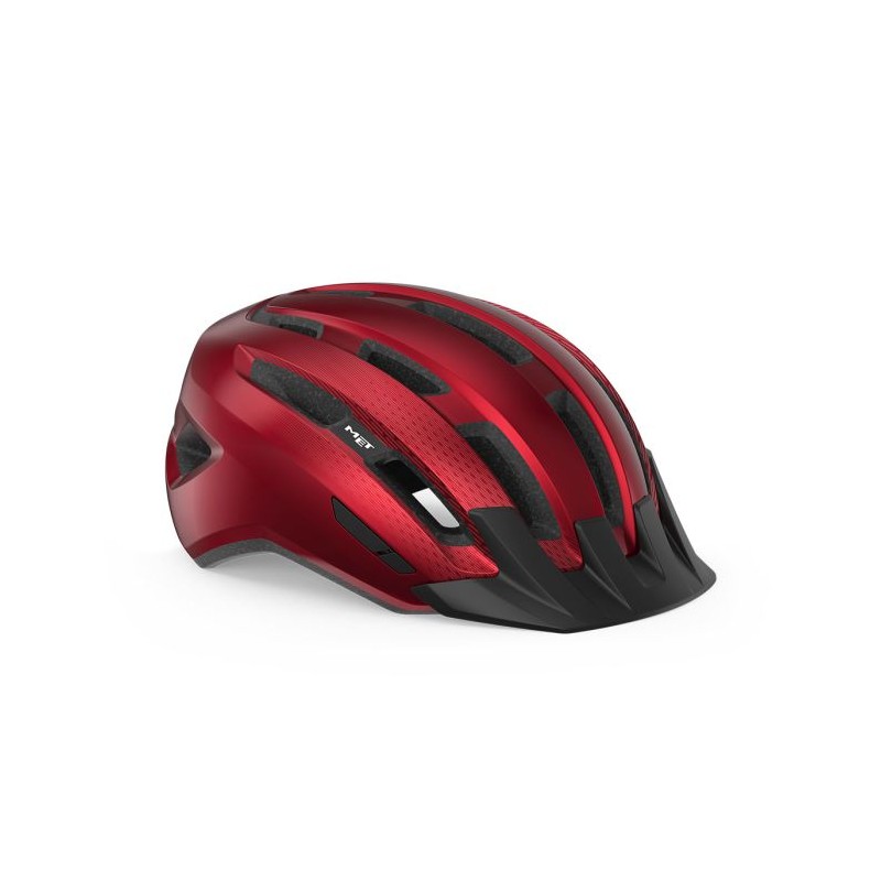 CASCO MET DOWNTOWN MIPS Chico/Mediano Rojo
