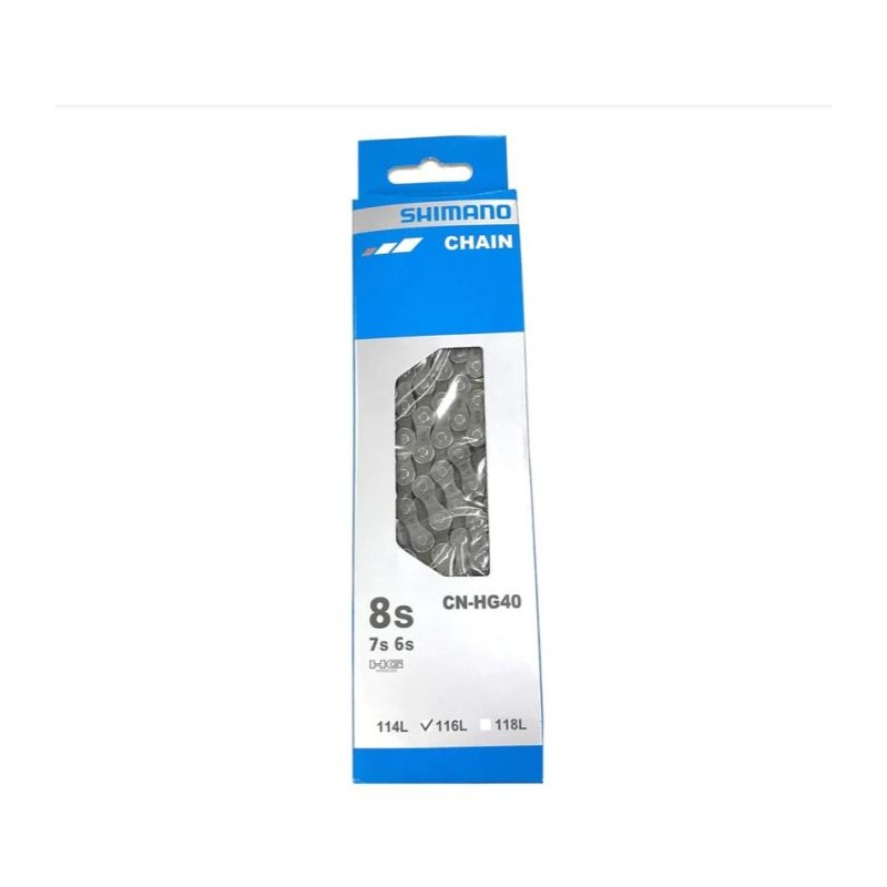 Cadena para Bicicleta Shimano CN-HG40 6/7/8V 116E