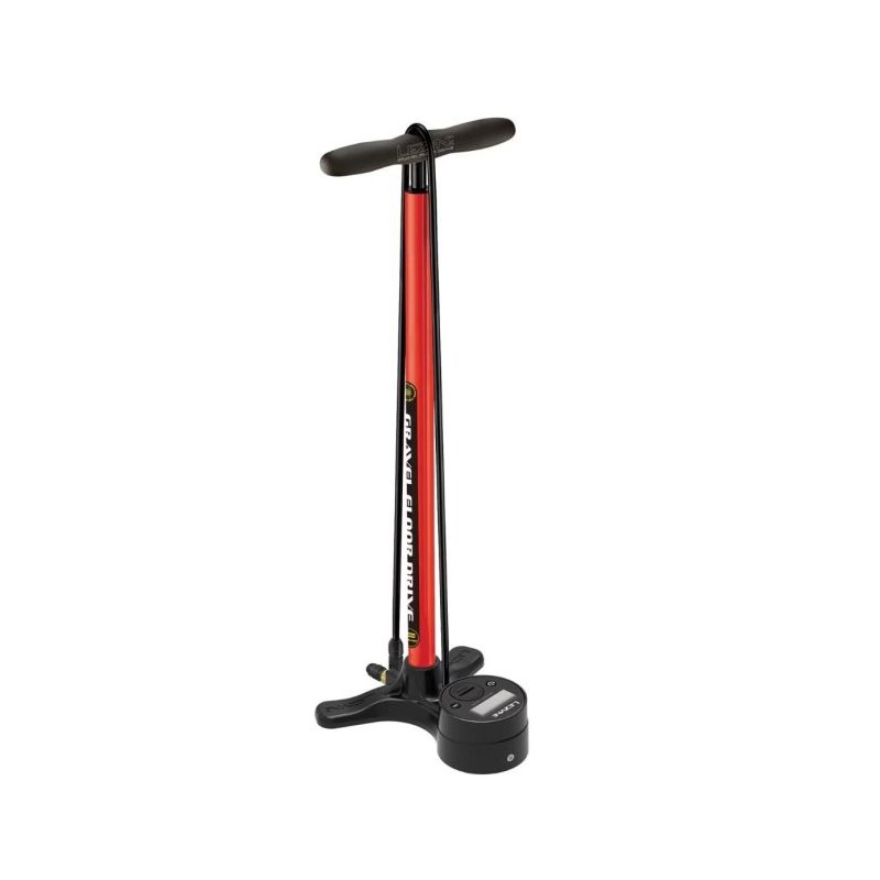 Bomba Lezyne Gravel Digital Drive Roja