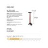 Bomba Lezyne Gravel Digital Drive Roja