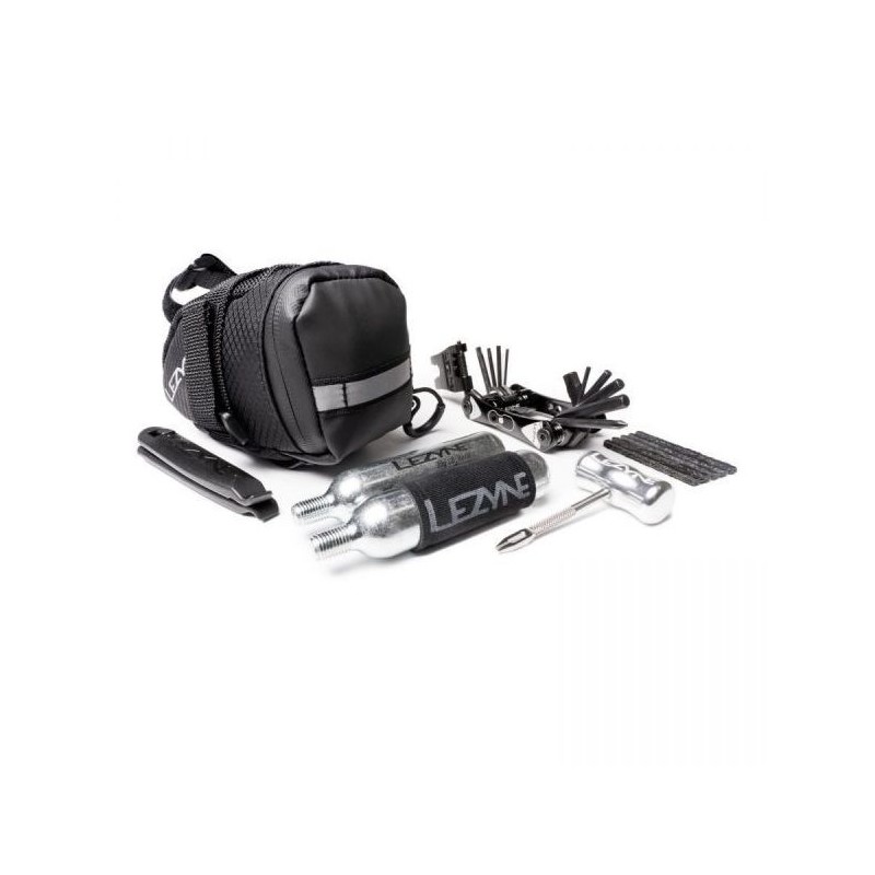 Bolsa Lezyne M-Caddy Tubeless Kit Negra
