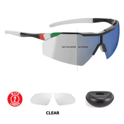Lentes Salice 022RWX Negro/Lima MIca Amarillo Fotocromaticos