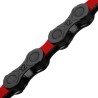 Cadena KMC 12v DLC 12 Black/Red