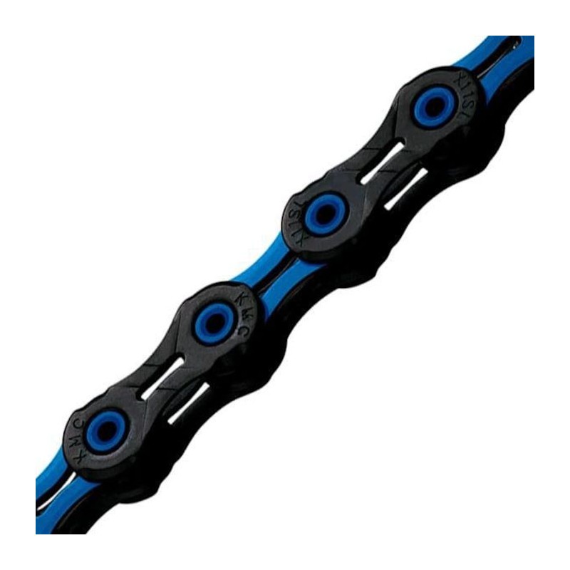 Cadena KMC 11v DLC 11 Black/Blue
