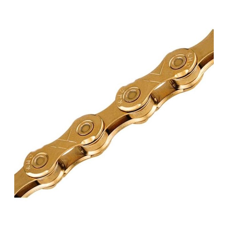 Cadena KMC 10v X10 TI Gold 116E
