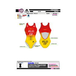 Tritraje Body PRO 2.0 - GGEE Libre - Amarillo - Mujer