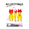 Tritraje PRO abierto 2.0 - GGEE Libre - Amarillo - Mujer