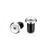 Tapones Ciclovation Vortex Aluminio MTB/Ruta Plata
